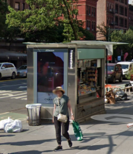 A newsstand on W. 81st St. &amp; Columbus Ave., which a duo allegedly robbed on Mar. 21, according to the authorities.