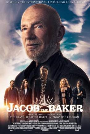 <b>Movie poster for “Jacob the Baker” film that had a one week theatrical debut in LA before streaming on Amazon. It is attempting the rarest of feats, turning a best selling author into a film star</b>. Photo: Buffalo 8
