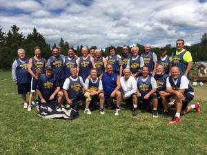 Stephan Russo (second row, third from left) with The Ultra Legends at Lake Placid. Photo courtesy of Stephan Russo