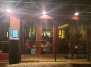 People went to Candle 79 for the warm atmosphere and farm-to-table organic food.