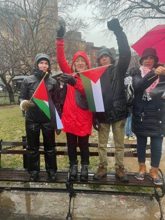 Regina Gori and Mike Remboulis plan to continue attending pro-Palestine protests.