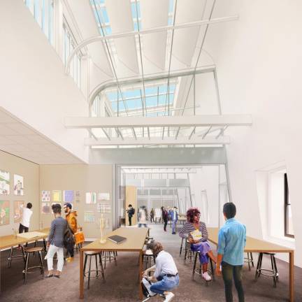 Marymount Manhattan College’s new Judith Mara Carson Center for Visual Arts will transform the college and bring more art and artists to the neighborhood. Image courtesy DSK Architects