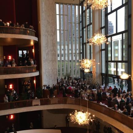 Inside the Met Opera, April 2019. Photo: Alexis Gelber