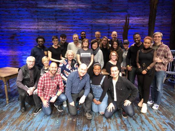 The cast of Come from Away in February 2019.