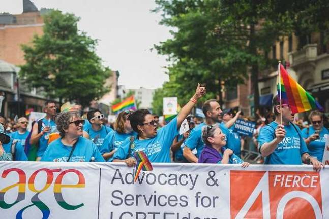 SAGE at 2018 Pride parade. Photo: Kamila Harris Photography