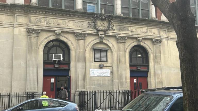 Ascension School, located at 220 W 108th Street, between Amsterdam Avenue and Broadway, was shut by the Catholic Archdiocese last June due to student enrollment that had dropped to 290 students from its peak in the early part of the 20th century of 1,100 students. Photo Credit: Alessia Girardin.