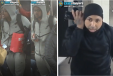 Subway crimes: wanted for slashing (left); wanted to chain snatching (right).