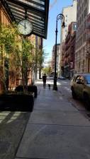 Midday in Soho in early May. Photo: Nancy Ploeger