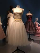 Behnaz Sarafpour, white tulle and gold-brocaded evening dress, fall 2003, New York. Lent by Behnaz Sarafpour.