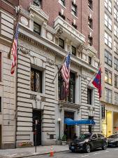 The Penn Club of New York at 30 West 44th Street in Midtown. A former supervisor has sued the club and two managers, alleging discrimination and retaliation.