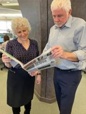 Straus Media President and Publisher Jeanne Straus with incoming Editor in Chief Keith J. Kelly. Photo: Christina Scotti