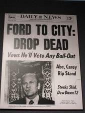Perhaps the most famous headline of the 1970s, published on Oct. 30, 1975.