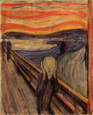Students who will have to start repaying student loans in the fall may be feeling a lot like the character depicted in The Scream, by Dutch painter Edward Munch. Photo: Wikimedia Commons/Reproduction of painting in the National Gallery, Oslo