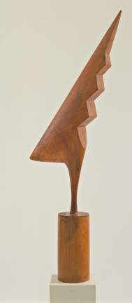 Constantin Brancusi.&#xa0;&quot;The Cock.&quot; 1924. Cherry, 47 5/8&quot; x 18 1/4&quot; x 5 3/4?. The Museum of Modern Art, New York. Gift of LeRay W. Berdeau. &#xa9; 2018 Artists Rights Society (ARS), New York / ADAGP, Paris &quot;The Cock&quot; was carved from a single piece of red cherry. Brancusi is said to have claimed, &quot;Le Coq, c'est moi&quot; (The Cock is me).