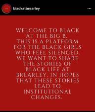Introductory post for BlackatBrearley on Instagram.