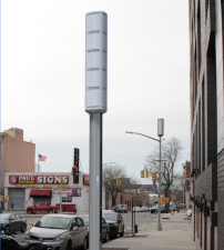 Advocates say that LinkNYC’s futuristic 32-foot tall 5G towers will disrupt the character of historic districts and buildings.