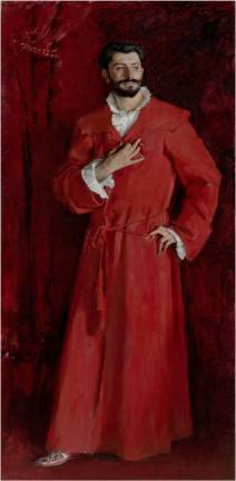 Dr. Pozzi at Home, 1881 Oil on canvas, 79&#x2013;3/8 &#xd7; 40&#x2013;1/4 in. The Armand Hammer Collection, Gift of the Armand Hammer Foundation. Hammer Museum, Los Angeles