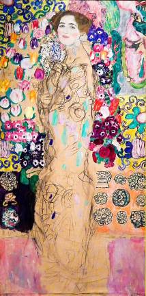 The Neue Galerie is offering a rare chance to see a dozen of Gustav Klimt's iconic portraits of women, including "Portrait of Ria Munk III." Photo by Adel Gorgy