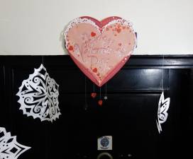 The author’s apartment door. Photo: Deborah Fenker