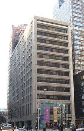 The current headquarters of the American Bible Society on Broadway, which just sold to a developer for $300 million.