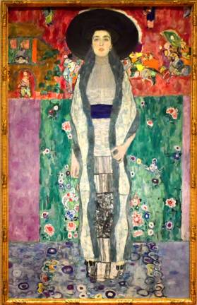 "Adele Bloch-Bauer II" is reunited with Klimt's earlier portrait of her for the first time in a decade. She was the only woman he painted twice. Photo by Adel Gorgy