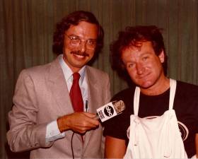 Bill Diehl with Robin Williams. Photo courtesy of Bill Diehl