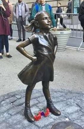 Wall Street&#x2019;s &#x201c;Fearless Girl.&#x201d; Photo: Nathan Hughes Hamilton, via flickr