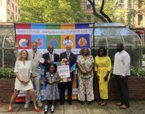 Good Neighbor award winners with Goddard Riverside Executive Director Rod Jones (right). Photo: Zoe Kava