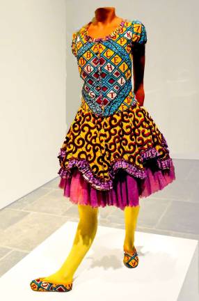 Contemporary artist Yinka Shonibare created &quot;Girl Ballerina&quot; in response to Degas's beloved &quot;The Little Fourteen-Year-Old Dancer,&quot; which is nearby at The Met Breuer. Photo: Adel Gorgy