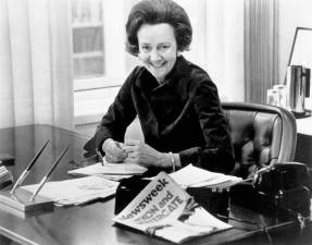 Woman of the Year in Economy and Business: Katharine Graham, 1973. Photo: Bettmann/Getty Images
