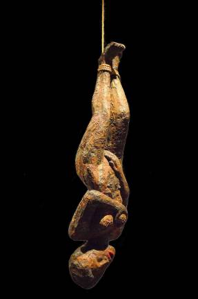 Alison Saar's &quot;Strange Fruit,&quot; from 1995, a&#xa0;poignant work that shares a title with a Billie Holliday song, also about lynching. Photo: Adel Gorgy