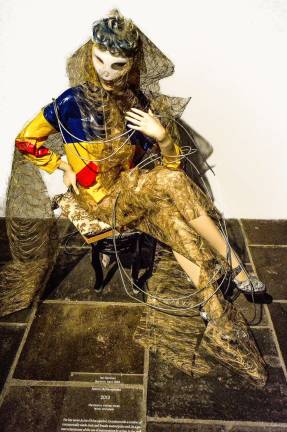 Isa Genzken's &quot;Schauspieler (Actors),&quot; from 2013, incorporates mannequins, clothes, shoes, fabric and paper. Photo: Adel Gorgy