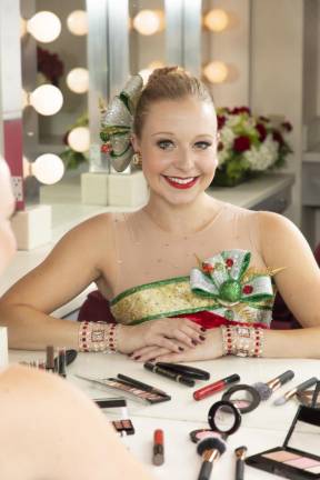 Ellen Mihalick posing by her makeup table. Photo: MSG Entertainment