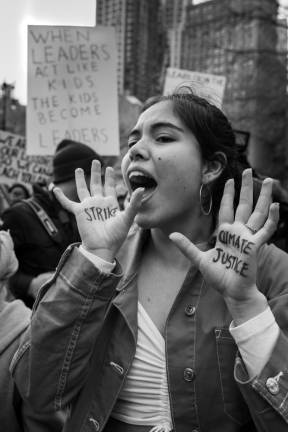 On Dec. 6, 2019, several thousand students participated in the third major climate change strike of the year. Protestors circled City Hall before filing into Foley Square where speakers, including Sen. Chuck Schumer, called for stronger local and federal environmental legislation.