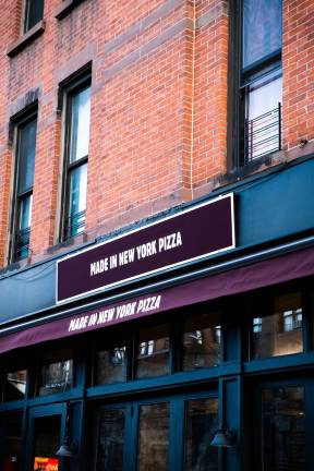 Made in New York Pizza opened on Amsterdam Avenue in December. Photo courtesy Made in New York Pizza