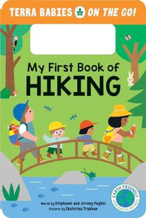 The second board book in the Terra Babies on the Go series invites toddlers and preschoolers to lace up their sturdy hiking boots and set off on a trailblazing expedition through lush evergreen forests, majestic mountain peaks, and babbling waterfalls.
