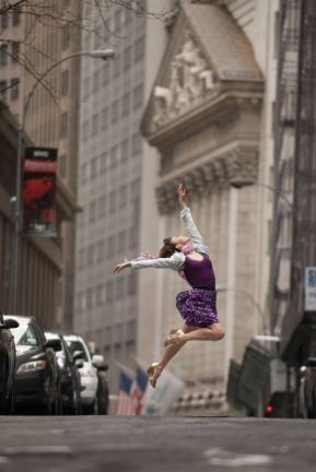Sarah Nachbauer trained in classical ballet and modern dance. Photo: Jennifer Goodman.