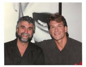 Bobby Ochs (left) with Patrick Swayze. Photo courtesy of Bobby Ochs