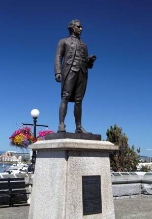 Statue of Captain Cook. Photo: Kimon Berlin, via flickr
