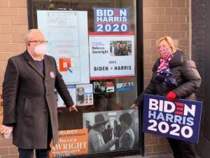 Scott Stringer and Rebecca Seawright. Photo courtesy of Assembly Member Rebecca Seawright