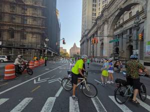 Summer Streets starts on the south end at Centre Street.