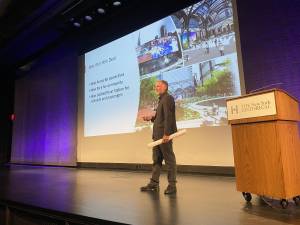 Urban planner Alexandros Washburn thinks AI can be trained to become model citizens and has written a book and built a scale model of Manhattan to test his thesis.