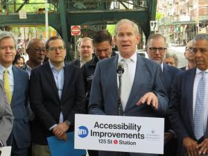 Talking of the new improvements to the #1 125th Street Station, MTA Chairman and CEO Janno Lieber also announced that an extension of the Second Avenue Subway from Park Avenue to Broadway and 125th Street was past the pipe dream stage.