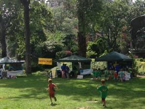 The summer camp typically hosts an annual carnival, but they will adapt the activities to comply with distancing this summer, using camper feedback and ideas to guide the planning. Photo courtesy of the Cathedral of St. John the Divine Archives