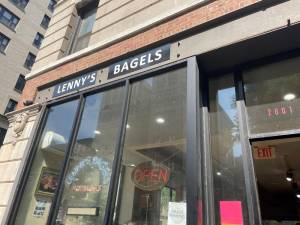 Lenny’s Bagels is shutting down, another victim of soaring rent, its owners say. Photo Carly Barovick