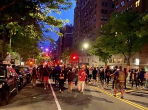 Politically aware: a Manhattan protest in June. Photo: Alexis Gelber