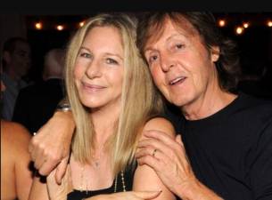 Barbra Streisand and Paul McCartney sing a duet, “<i>My Valentine,“ </i>on Streisand’s latest album of duets with legendary artists. Their song was released on May 16. The full album hits streaming platforms on June 27.