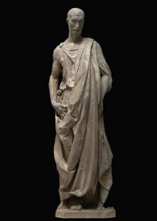 Donatello Prophet (possibly Habbakuk), known as the Zuccone,1435&#x2013;36 Marble, 195 &#xd7; 54 &#xd7; 38 cm (763/4 &#xd7; 211/4 &#xd7; 15 in.) Opera di Santa Maria del Fiore, inv. no. 2005/374 &#xa9; Opera di Santa Maria del Fiore / Antonio Quattrone