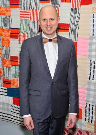 Director/CEO Jason Busch attends the Material Witness: Folk and Self-Taught Artists at Work exhibition opening at the American Folk Art Museum in New York, NY on March 16, 2023. <b>Photo: Stephen Smith for AFAM</b>