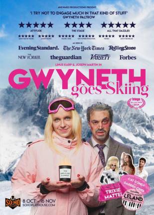 The musical lampoons the civil trial that pitted Oscar-winning Gwyneth Paltrow against retired optometrist Terry Sanderson.